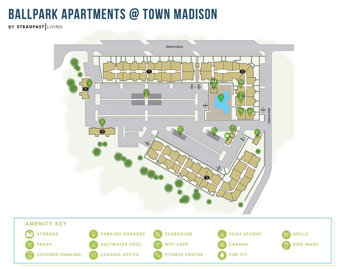 Ballpark Apartments @ Town Madison - Community Map